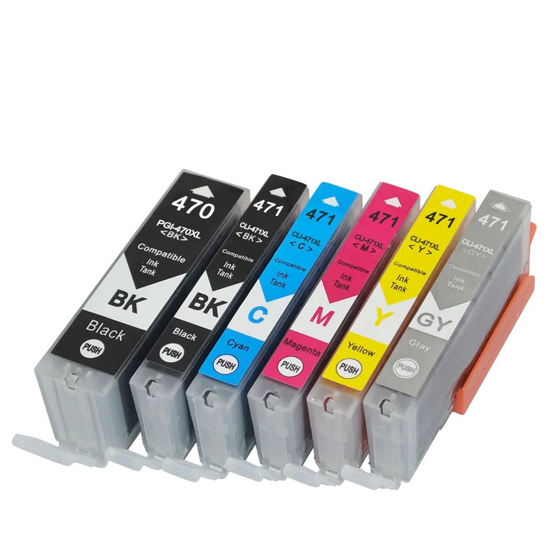 14PCS for canon PGI470 CLI471 PGI-470BK CLI-471 compatible ink cartridge PIXMA MG5740 MG8640 Printer | Компьютеры и офис