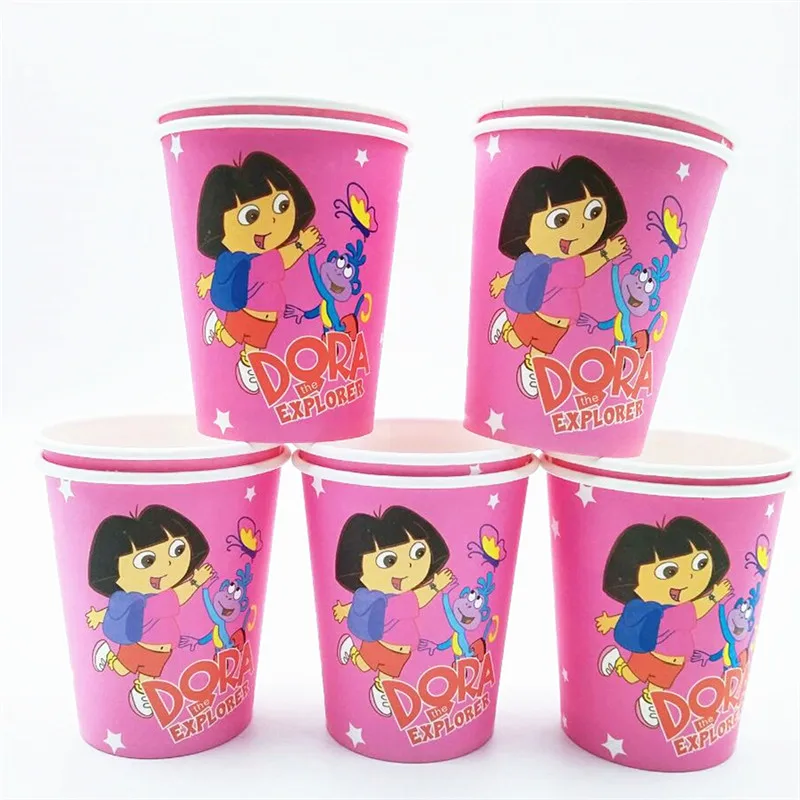 10 шт. вечерние платья с рисунком из мультфильма Дора путешественница для