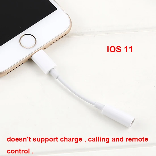 3 5 мм аудио конвертер для IPhone X 8/8 plus 7 плюс наушники гарнитура Музыкальный адаптер