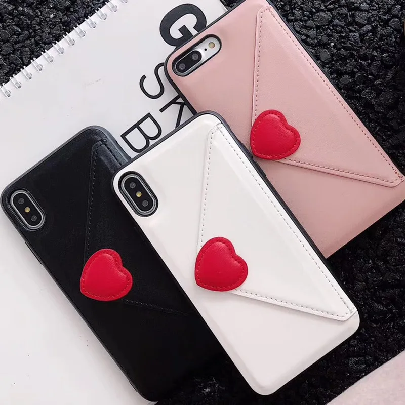 Милая маленькая любовь Узорчатая Кнопка для iPhone 7 8 Plus PU кожа Xr телефон оболочка 6s