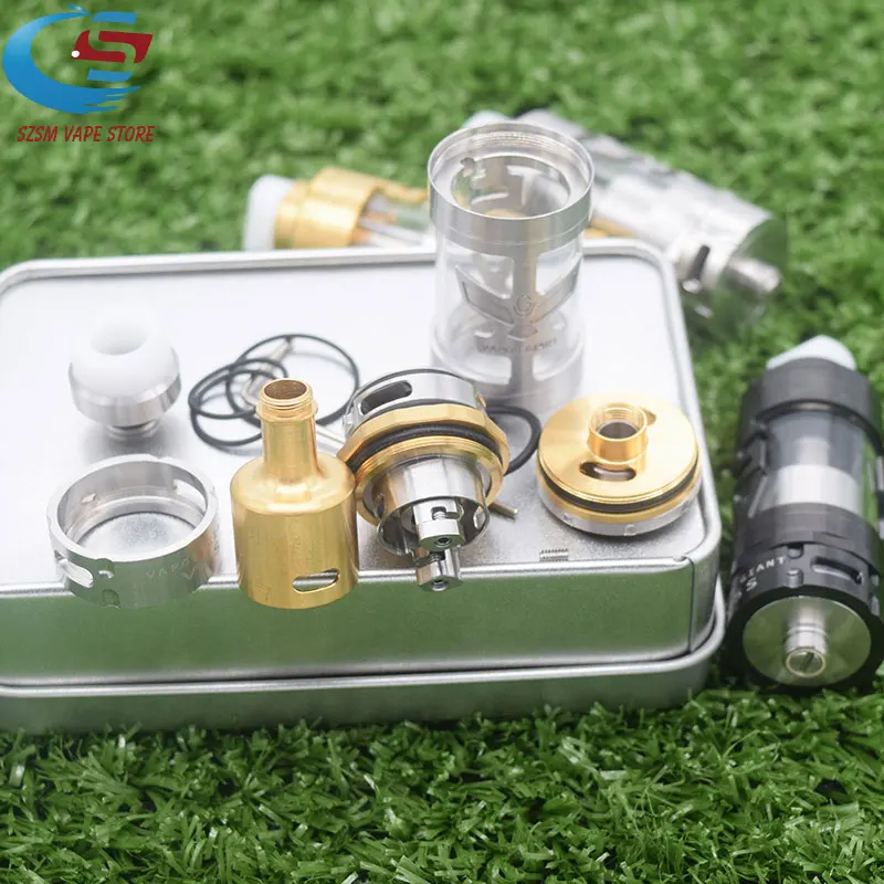 V5S v6S 23 мм RTA бак для электронной сигареты 6 мл емкость 316ss Регулируемый нижний