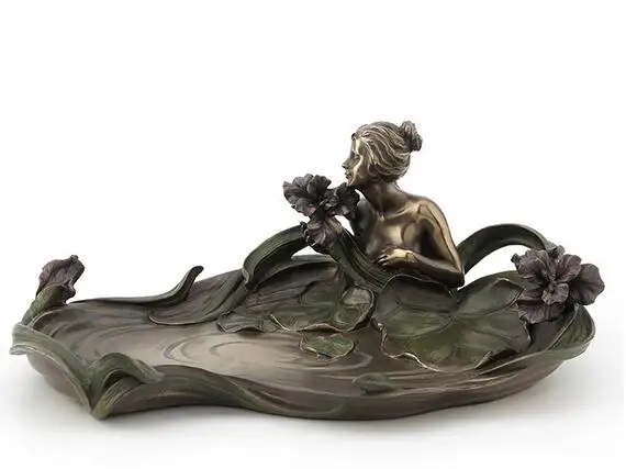 Голова декоративного искусства голова оленя Anovo серия холодного литья медная