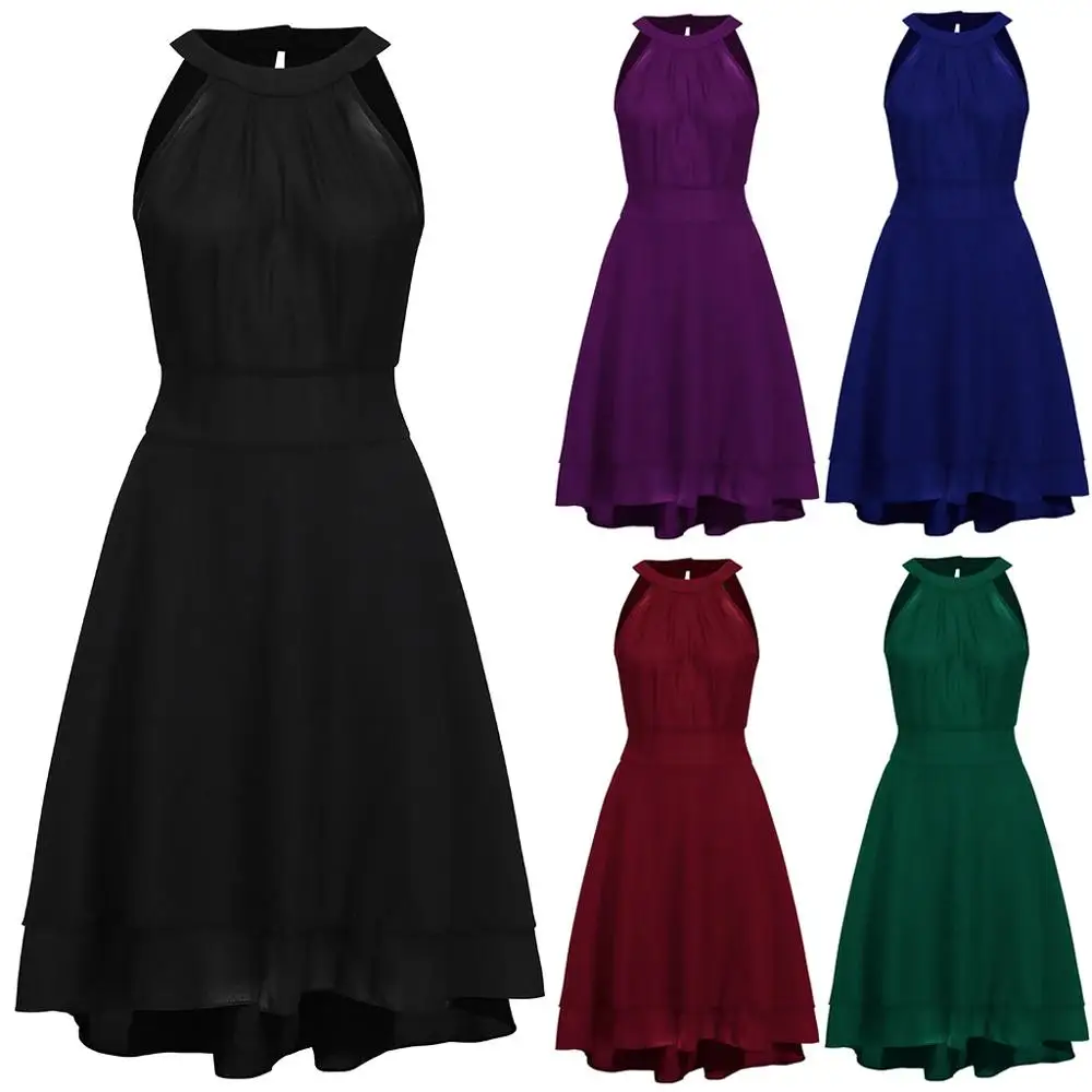 Женские летние пикантные туфли на танкетке с открытым лямкой шее платья