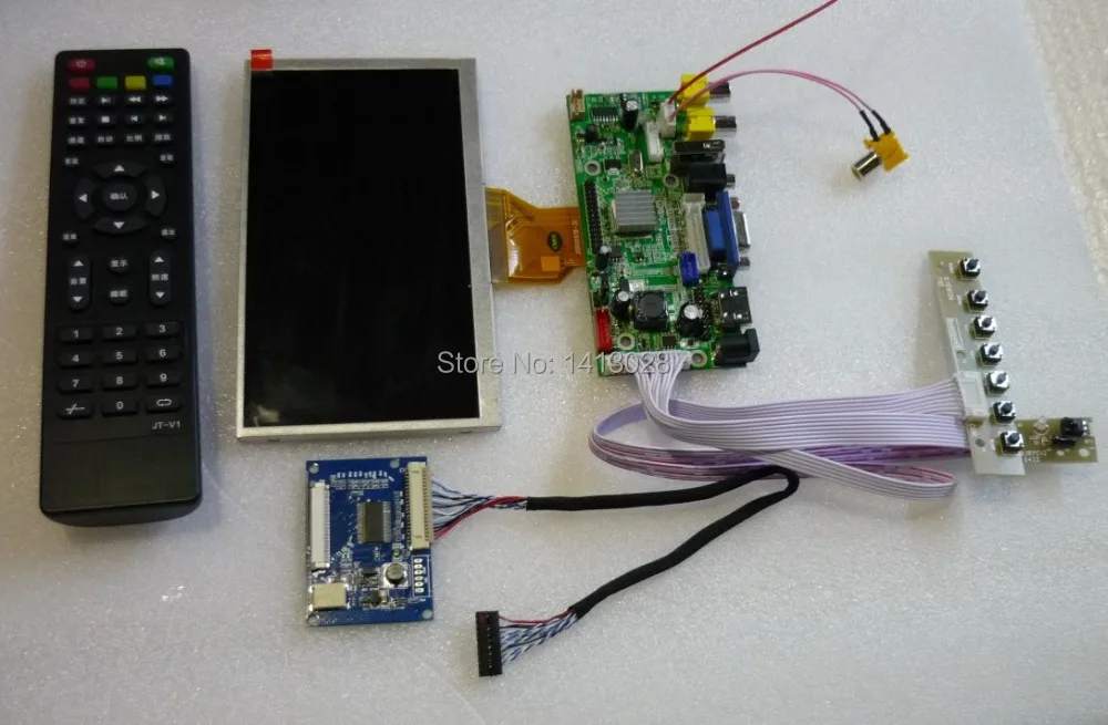 Raspberry pie 6 5 &quotцифровой ЖК экран бортовые компьютерные мониторы HDMI + 2av VGA USB