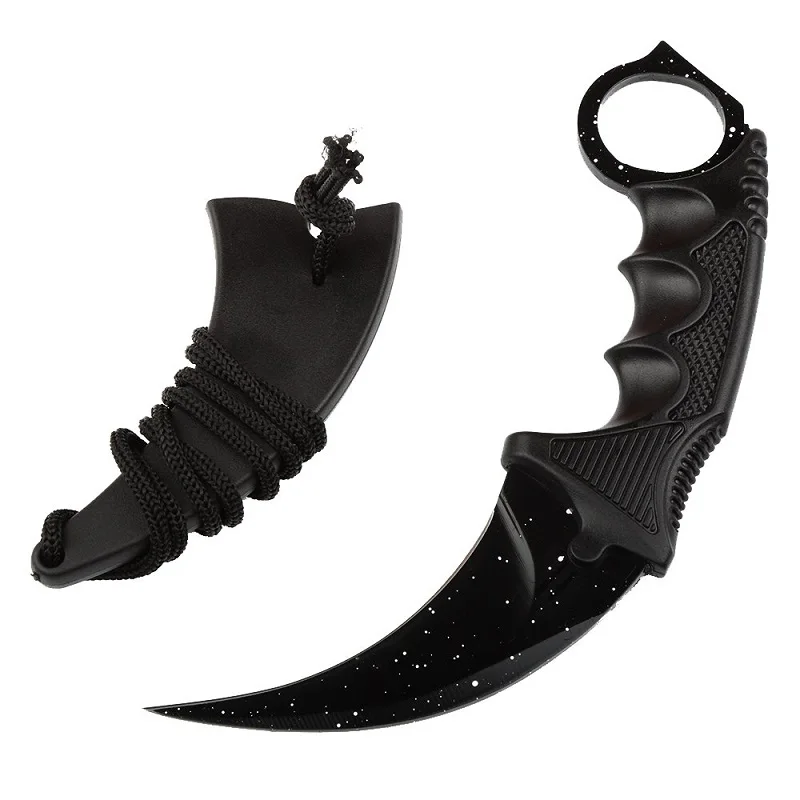 Black Dot HS инструменты CSGO Karambit охотничий нож в стиле игры "Counter-Strike" выживания тактический коготь нож Карманный Самообороны обидный кемпинг инструмент - Цвет: Black Dot