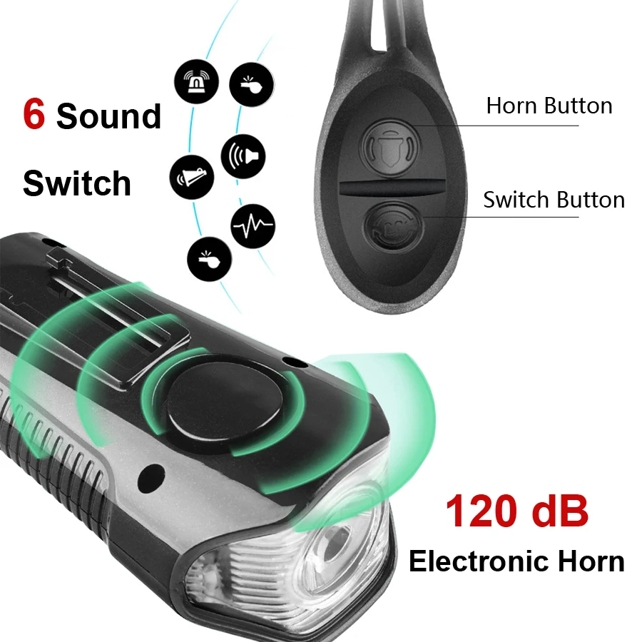 NEWBOLER 300 люмен 3 в 1 велосипедный передний свет компьютер USB аккумуляторная батарея