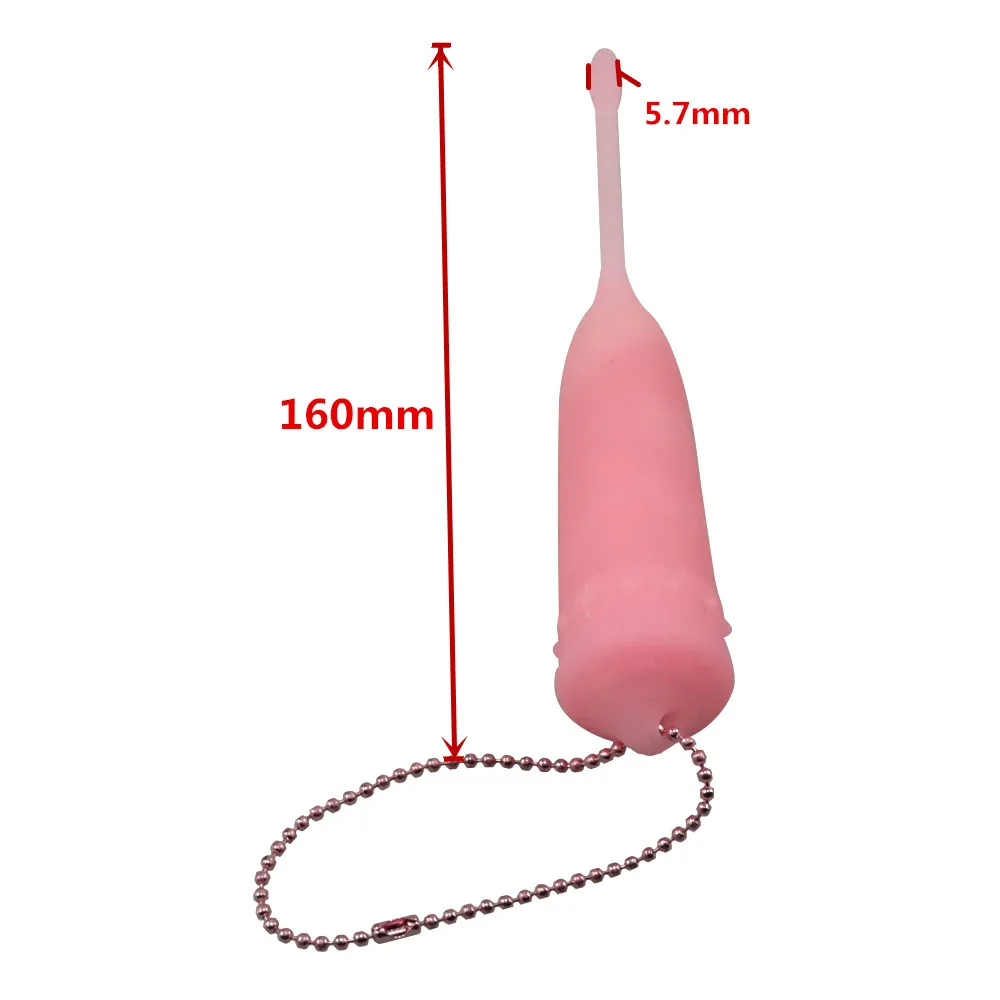 Вибрирующий силиконовый уретральный катетер со звуком для пениса мужской