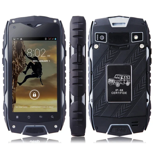 Suppu Z6 телефон IP68 MTK6572 Android 4.2 3 г GPS AGPS 4.0 дюймов экран противоударный