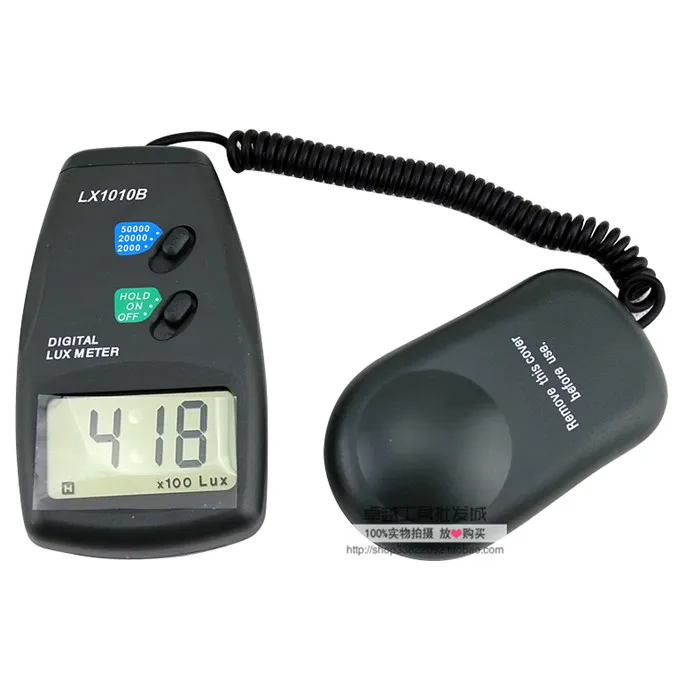 Цифровой люкс метр фотометр Luxmeter LX1010B диапазон измерений 1 Lux ~ 50 000Lux|me light|light meterlight