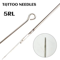 10pc 5rl round liner tattoo needles assorted sterilized stick poke tattoo machine needle body art tattoo pin tattoo gun supplies