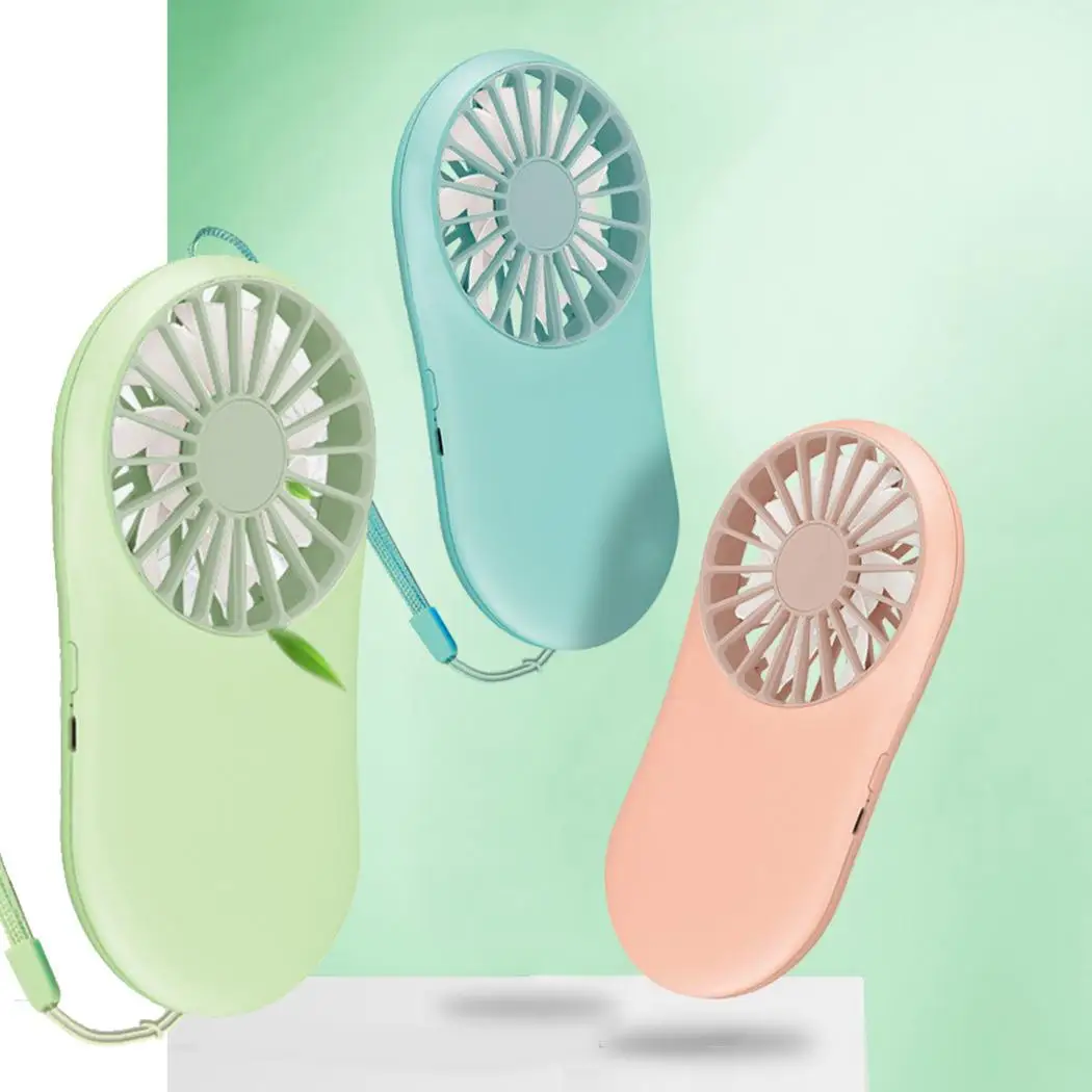Портативный USB мини ручной вентилятор ультратонкий с шнуром бесшумный