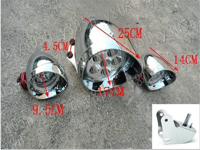 Motorcycle 7&quot LED Headlight+ Spot Light For Honda Shadow Spirit Sabre Aero ACE Steed VLX 400 600 1100 DLX VTX1300 1800 Magna VF |
