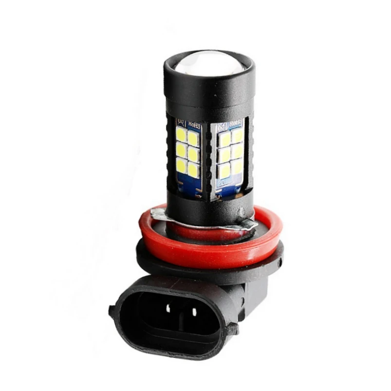 2 шт. H8 H11 светодиодный HB4 9006 H9 Противотуманные фары лампа 27 SMD 3030 1200LM 6000K белый