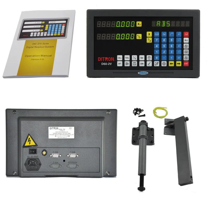 Металлический чехол со светодиодным экраном 2 осевой дисплей с цифровым