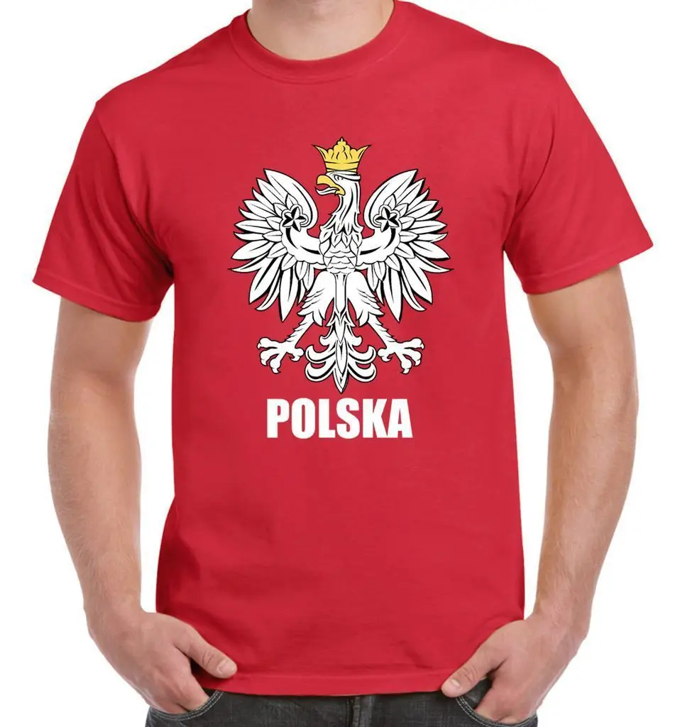 

Polish Eagle Polska Flag Men'S - Poland Football New Famous Brand Men Tops Tees Brand Slim Clothing Retro T Shirts