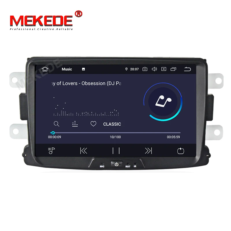 4 ядра android 9 0 dvd мультимедиа плеер для dacia lodgy Logan Duster Sandero с радио Wi Fi gps навигации ips