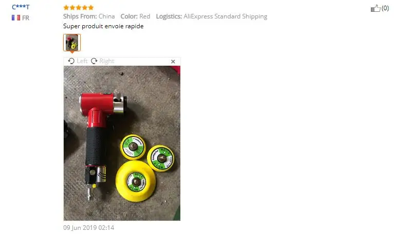 " 3" Air Sander 90 градусов угловая шлифовальная машина пневматический шлифовальный станок случайный орбитальный эксцентричный полировщик двойного действия с M6 клапан нитепроводника