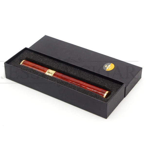 Красный COHIBA гаджеты красный металл Путешествия сигары трубки фляга держатель Мини сигары хьюмидор портативный сигареты хранения трубки - Цвет: Красный
