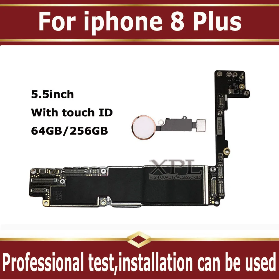 Оригинальная разблокированная материнская плата 64 Гб 256 ГБ для iPhone 8 Plus с полным
