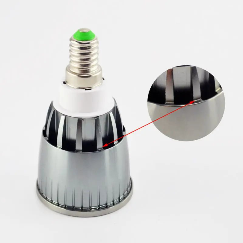 Светодиодный точечный светильник лампочка с регулируемой яркостью Mr16 Gu10 Gu5.3 E14 E17