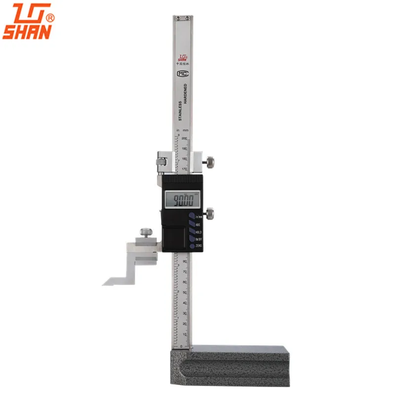 Цифровой высотомер SHAN 0 200 мм Электронная железная цифровая фотография|caliper measurement