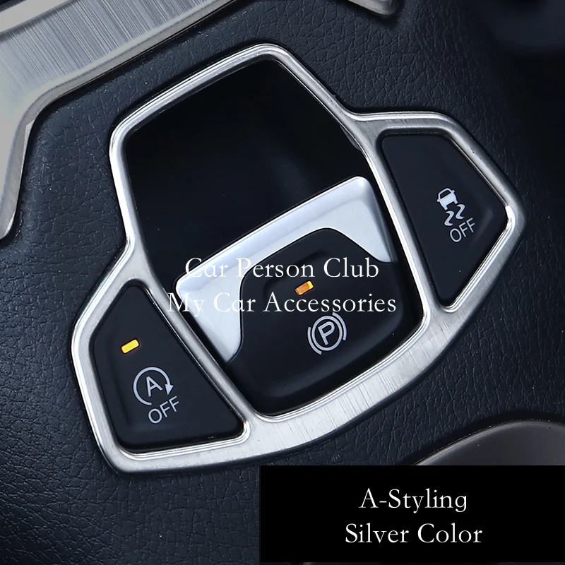 For Jeep Renegade 2015-2018 Center Console Hand Brake Handbrake Button Cover Trims Frame Panel Molding Car Styling Accessories |