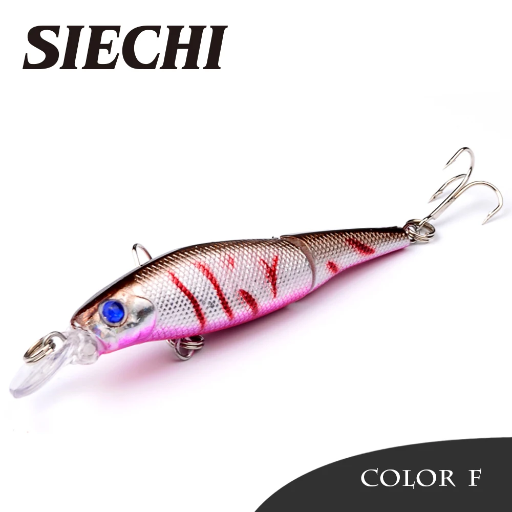 Розничная продажа A + рыболовные приманки разные цвета Кривошип в форме гольяна 95