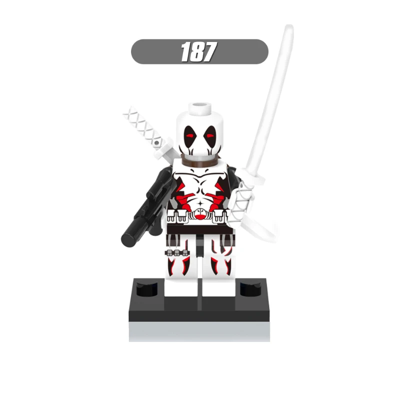 Deadpool Одна распродажа, космические войны, Пробуждение силы, Чубакка, Кайло Рен Хан, Solo, Супер герои, строительные блоки, кирпичи, игрушки для детей, X0104 - Цвет: Deadpool