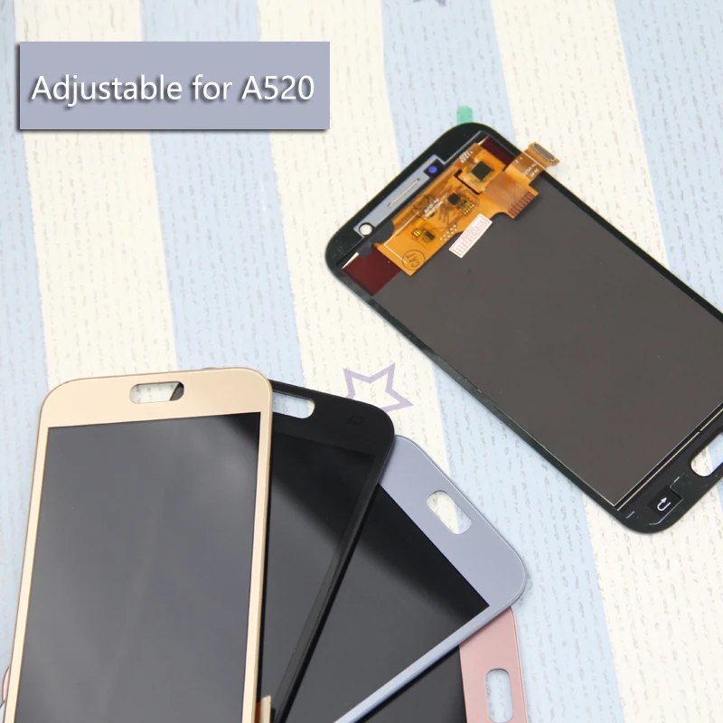 1 шт. для Samsung Galaxy A5 2017 a520f SM A520F A520 ЖК дисплей сенсорный экран дигитайзер стекло в