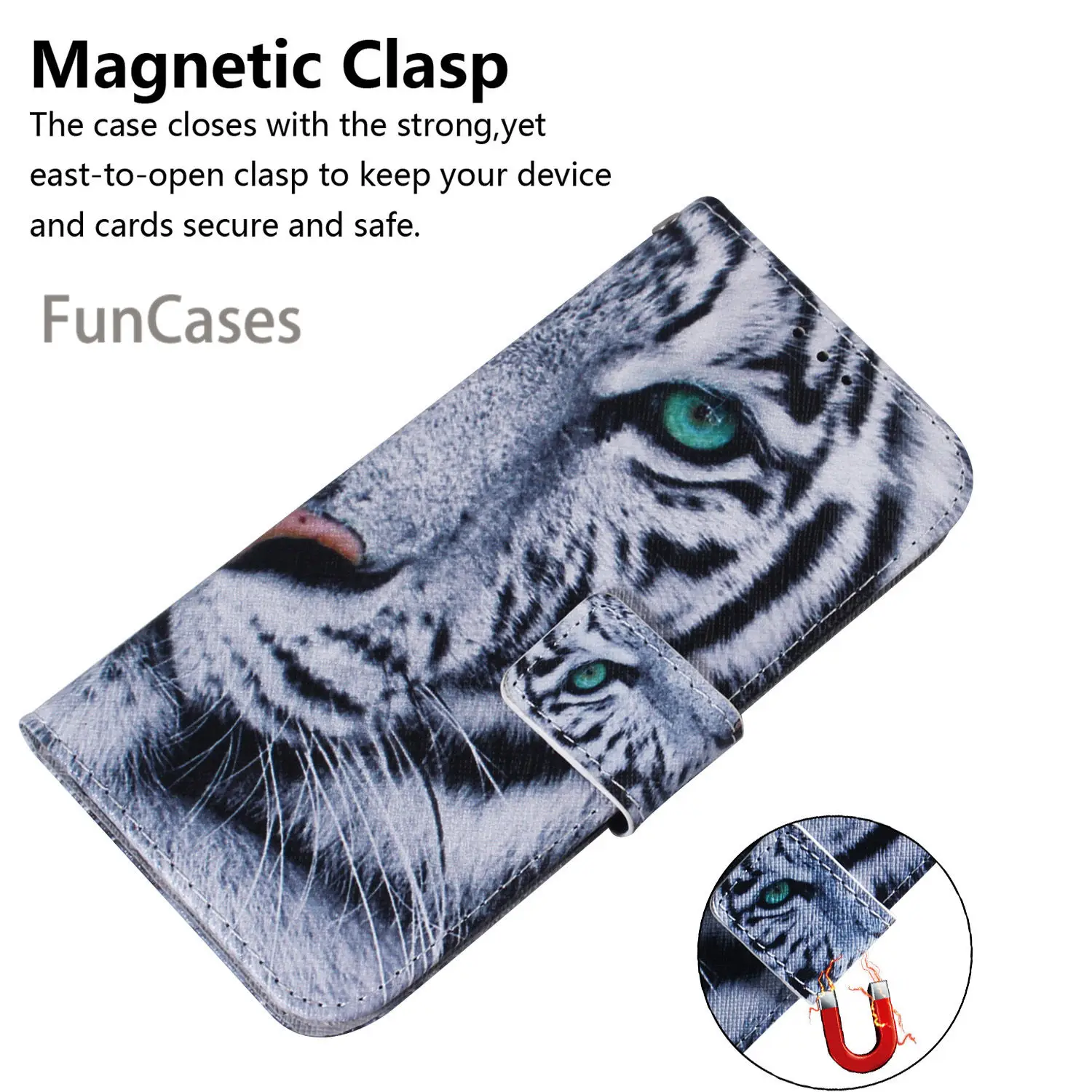 Чехол-книжка из искусственной кожи с изображением животных для телефона samsung M40