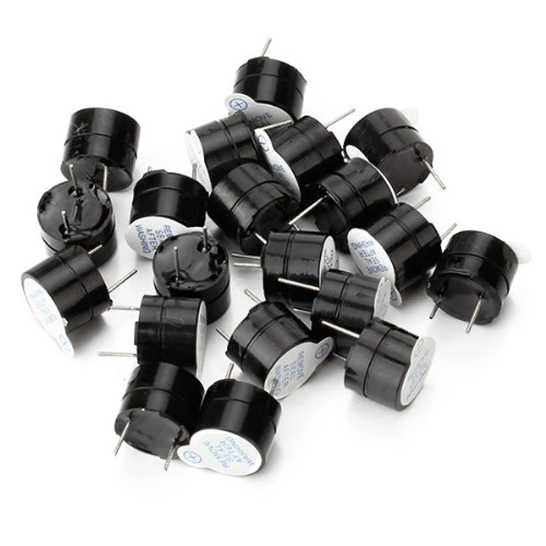 20 шт 5V непрерывный звуковой пьезоэлектрические зуммеры подходит для компьютеров