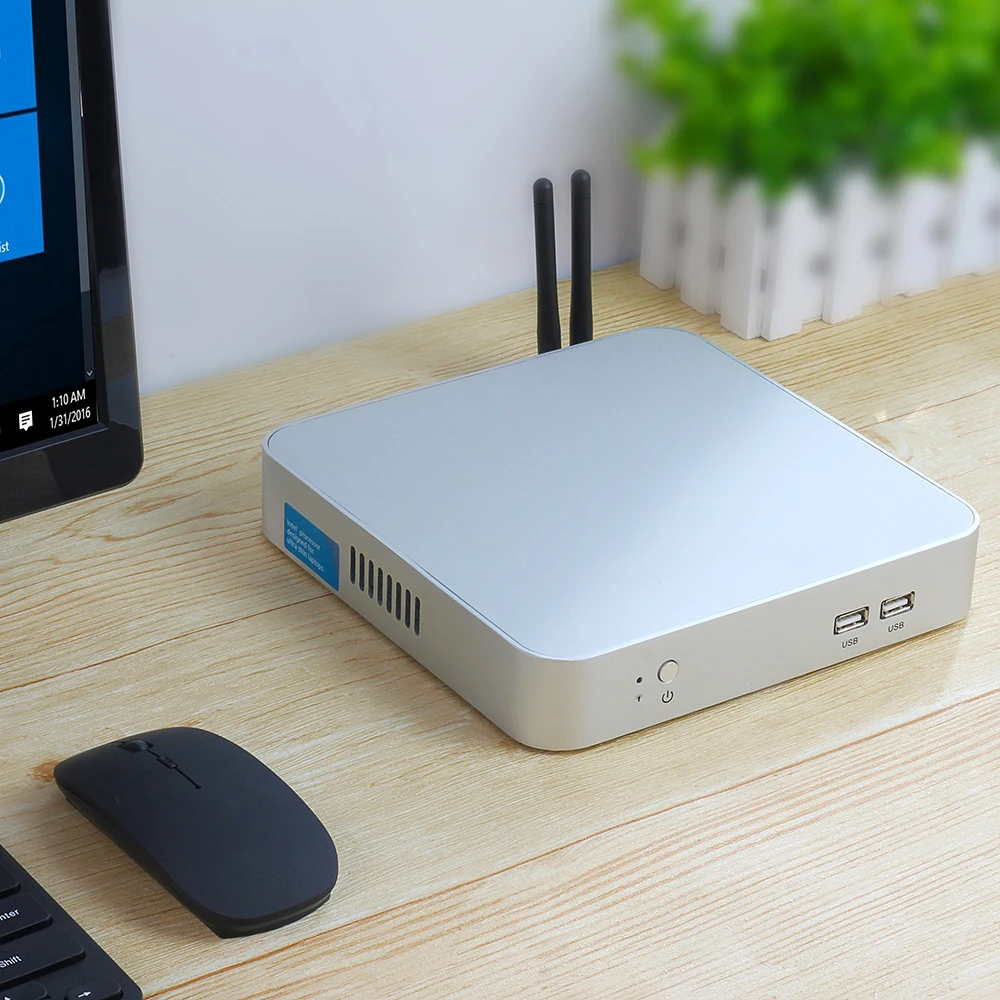 Мини-ПК Intel Core i7 7500U Windows 10 8 ГБ ОЗУ 256 Гб SSD HDMI VGA дисплей 300 м Wi-Fi Gigabit Ethernet домашний HTPC |