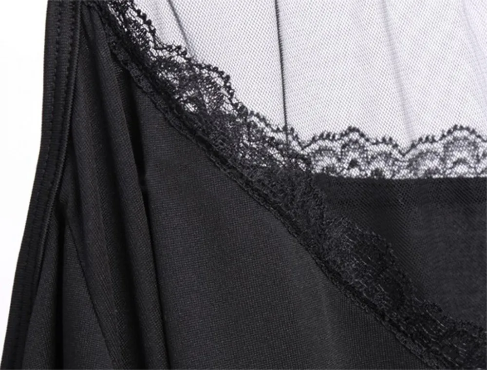 Сексуальное женское нижнее белье кружевная прозрачная Пижама с приманкой ночное