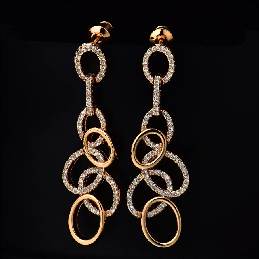 MOLIAM брендовые круглые серьги Модные ювелирные изделия из австрийского кристалла