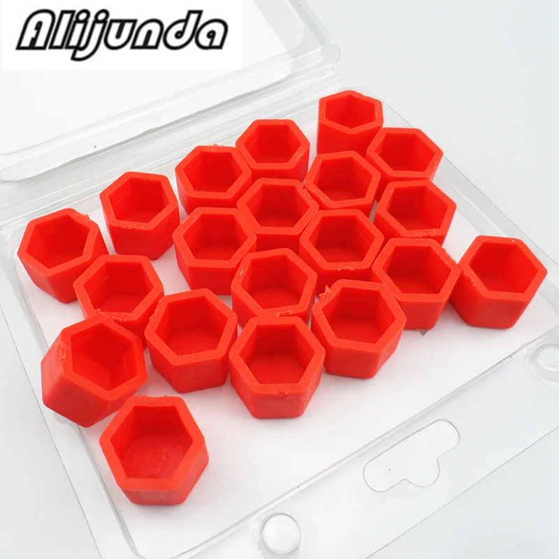 Автомобильный Стайлинг 20 шт. чехлы на колесные гайки из силикагеля Защитные для