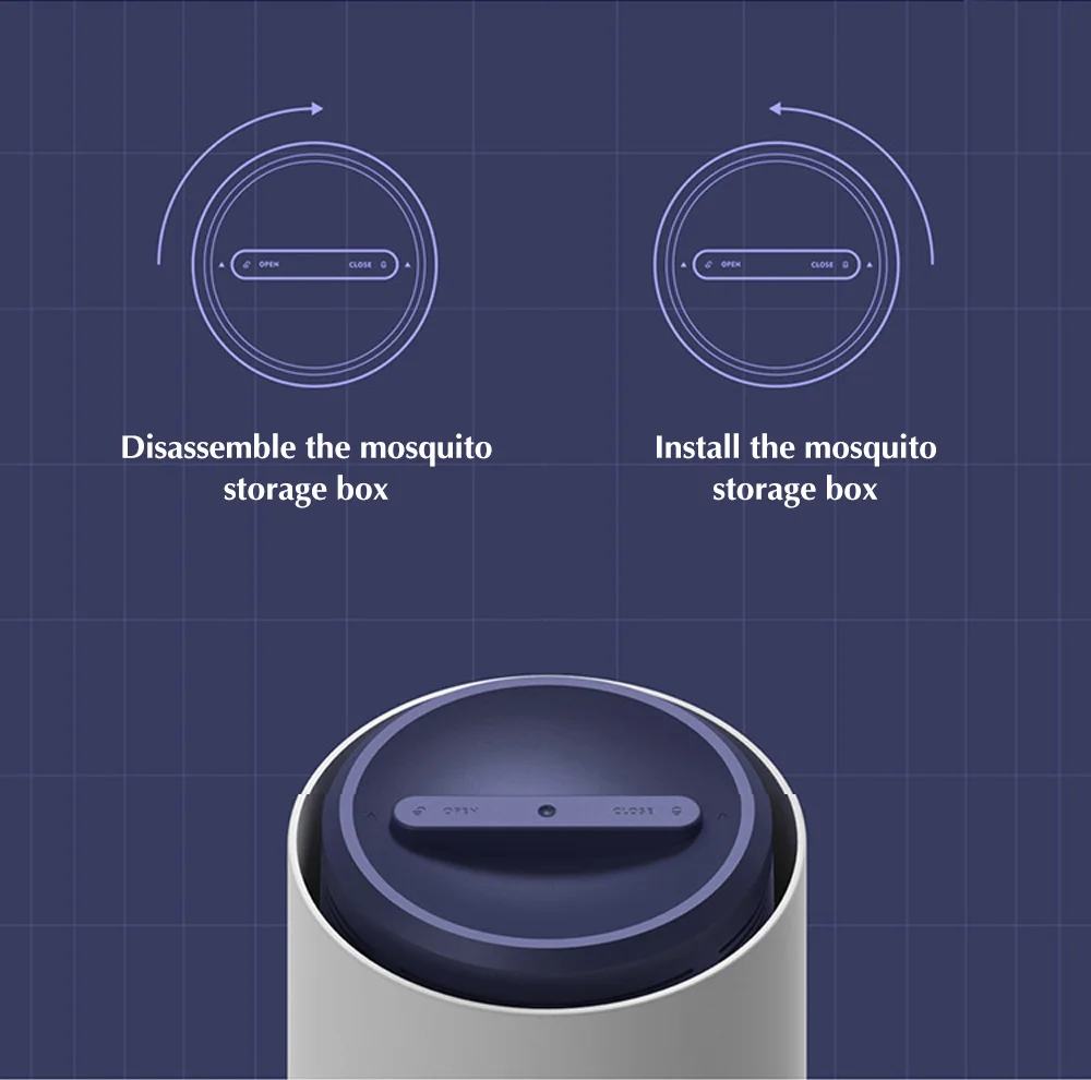 Xiaomi Sanlife автоматический фотокатализатор убийца комаров низкий бесшумный синий средство от Комаров Репеллент лампа умный дом