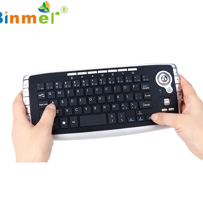 Binmer Мини 2,4 ГГц Беспроводная Клавиатура Тачпад с мышью для ПК PS4 Smart tv 22 сентября