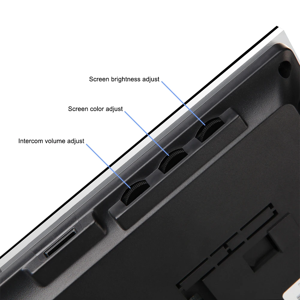 Обновления 7 ''Цвет проводной видеодомофон внутреннего блока монитора Экран