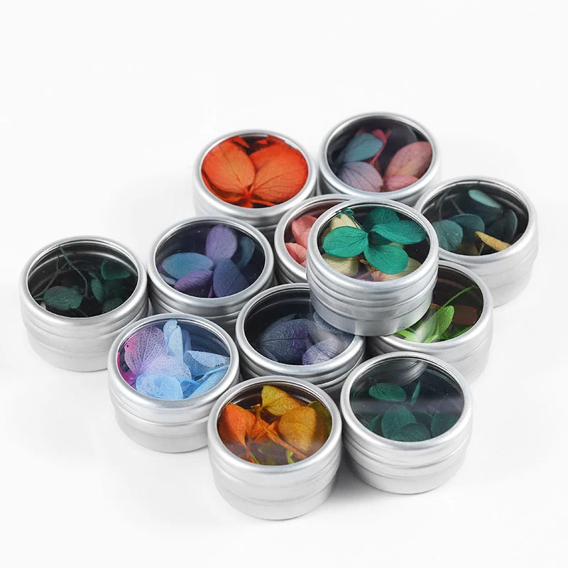 

1 Box 5pcs Colorful Dried Flowers DIY Nail Art Decorations 3D Floral Sticker Dry Beauty Nail Decals Jewelry UV Gel Manicure Tips