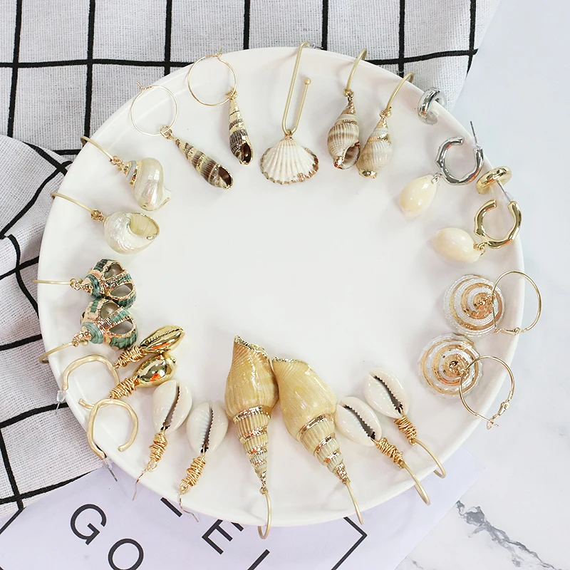 Женские заколки для волос AOTEMAN дизайнерские ручной работы с морской ракушкой