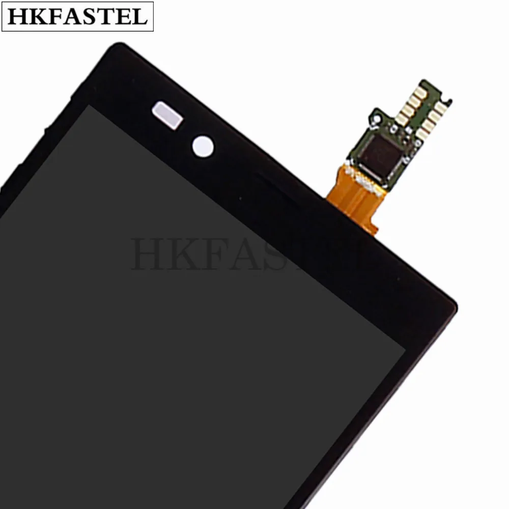 HKFASTEL Оригинальный ЖК экран дигитайзер дисплей для Nokia Lumia 720 с передней рамкой