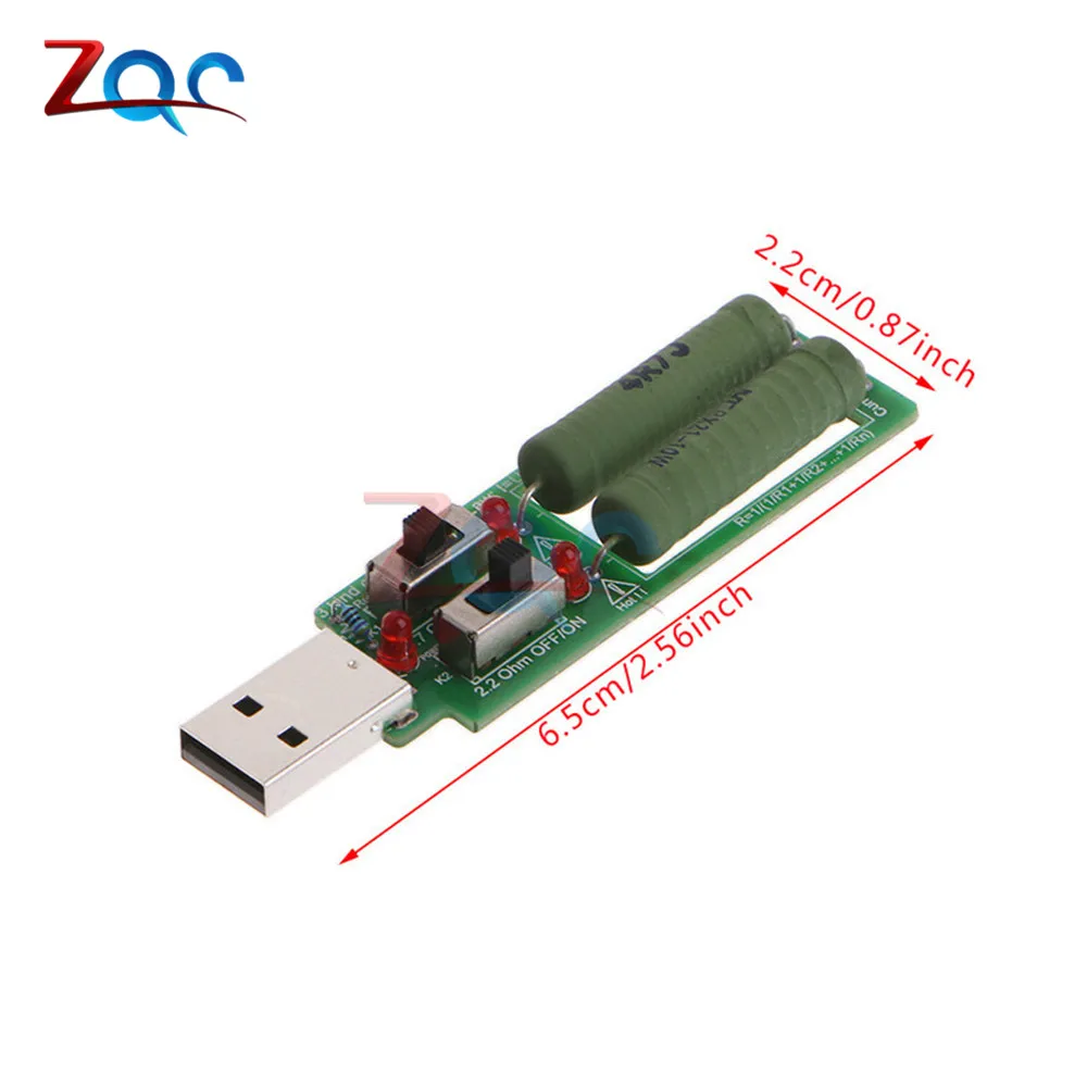 USB резистор электронная нагрузка постоянного тока с переключателем регулируемый