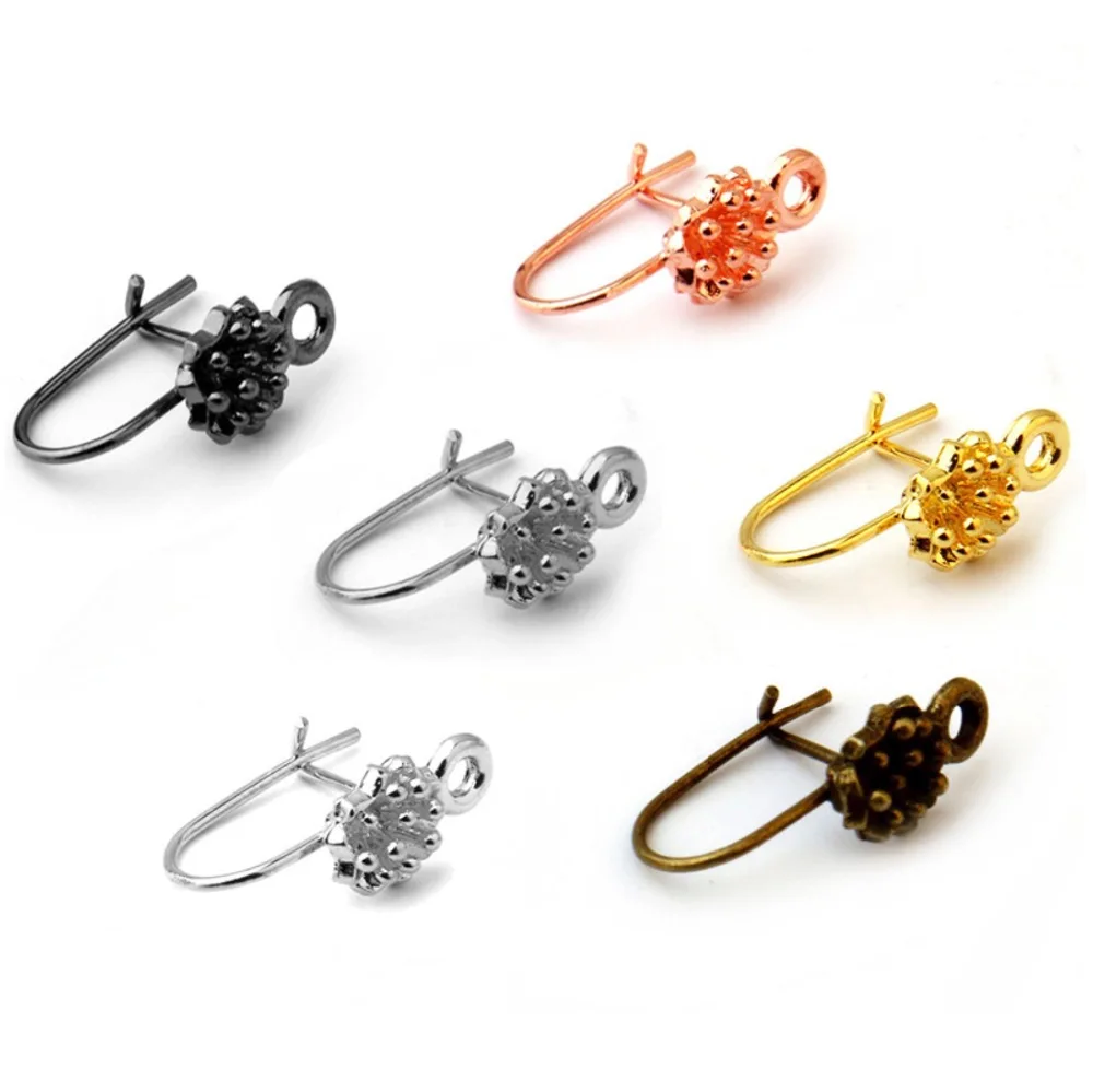 Серьги клипсы REGELIN 10 шт./лот медные u образные серьги в виде цветов для ушей