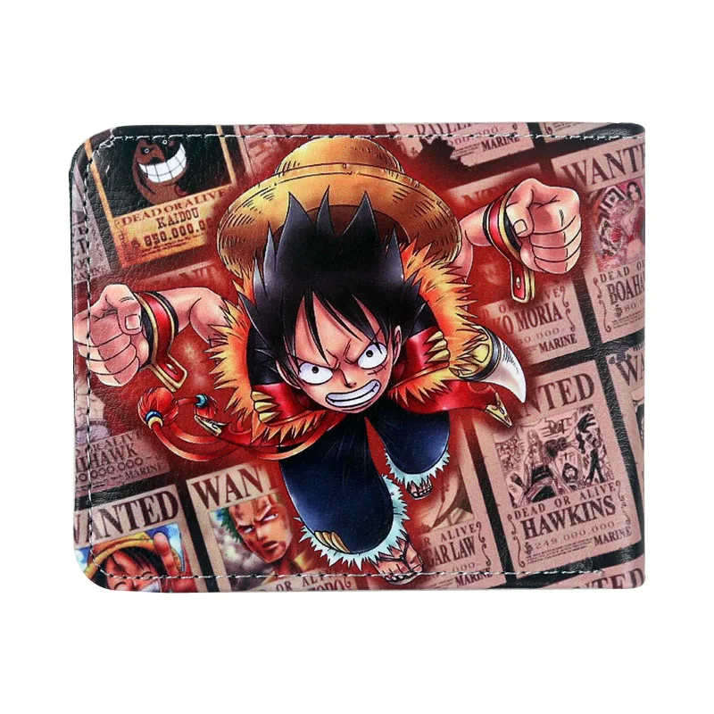 Новое поступление Аниме Бумажник цельный luffy/Ace Косплей PU мужской кошелек для кредитных карт держатель для карт