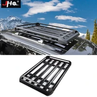 jho aluminum alloy roof rack cargo carrier luggage basket for 2011 2019 ford explorer 2014 2020 jeep grand cherokee 2016 2017 18