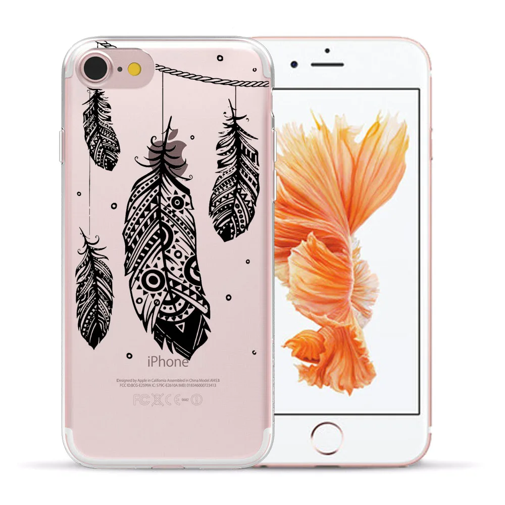 Мягкий чехол для телефона из ТПУ с цветочным кружевом и мандалой Apple iPhone XR XS 11 Pro Max