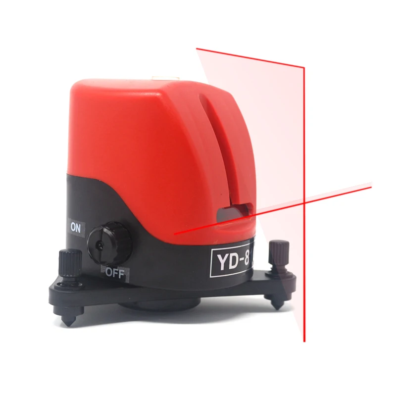 YD 810 ACUANGLE A8810 635nm лазерный уровень 360 вращающийся 2 Cross Red Line Lazer инструмент для