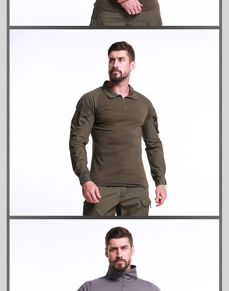 S-5XL, большие размеры, тактическая рубашка, Униформа, уличная камуфляжная боевая одежда, походные тренировочные Топы в стиле милитари, рубашка с длинным рукавом в армейском стиле