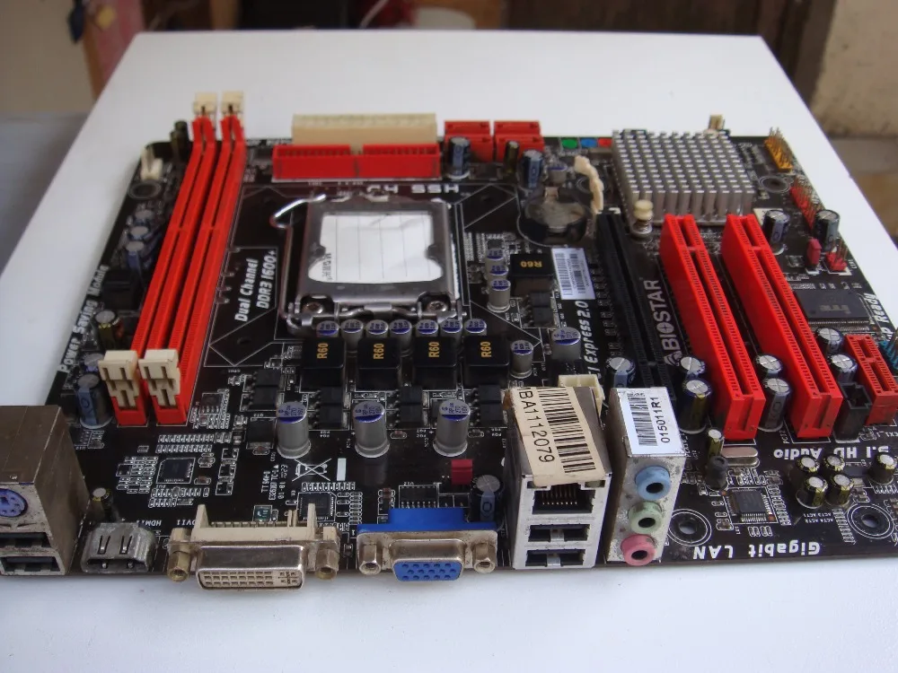 1156 H55 материнская плата Б/у оригинальная BIOSTAR HD LAG1156 SATA2|sata2| |