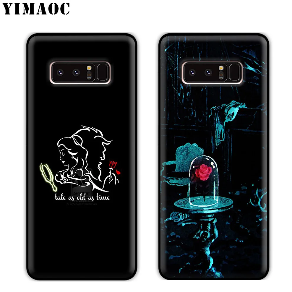 YIMAOC Красавица и Чудовище Мягкий силиконовый чехол для телефона samsung Galaxy Note 10 плюс
